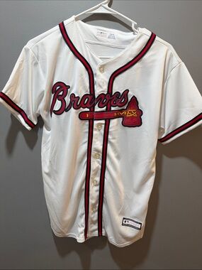 Atlanta Braves Stitched MLB White Kids Baseball Jersey